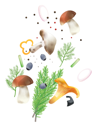 Mushrooms and Herbs