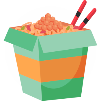 Takeaway food packaging